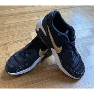 Nike Air Max Excee (PS) Black/Gold Kids Sneakers - Size 3Y EUC CD6892-006
